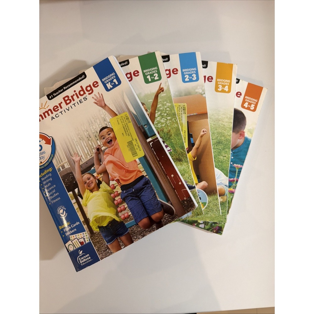 5 PACK   Summer Bridge Activities Books